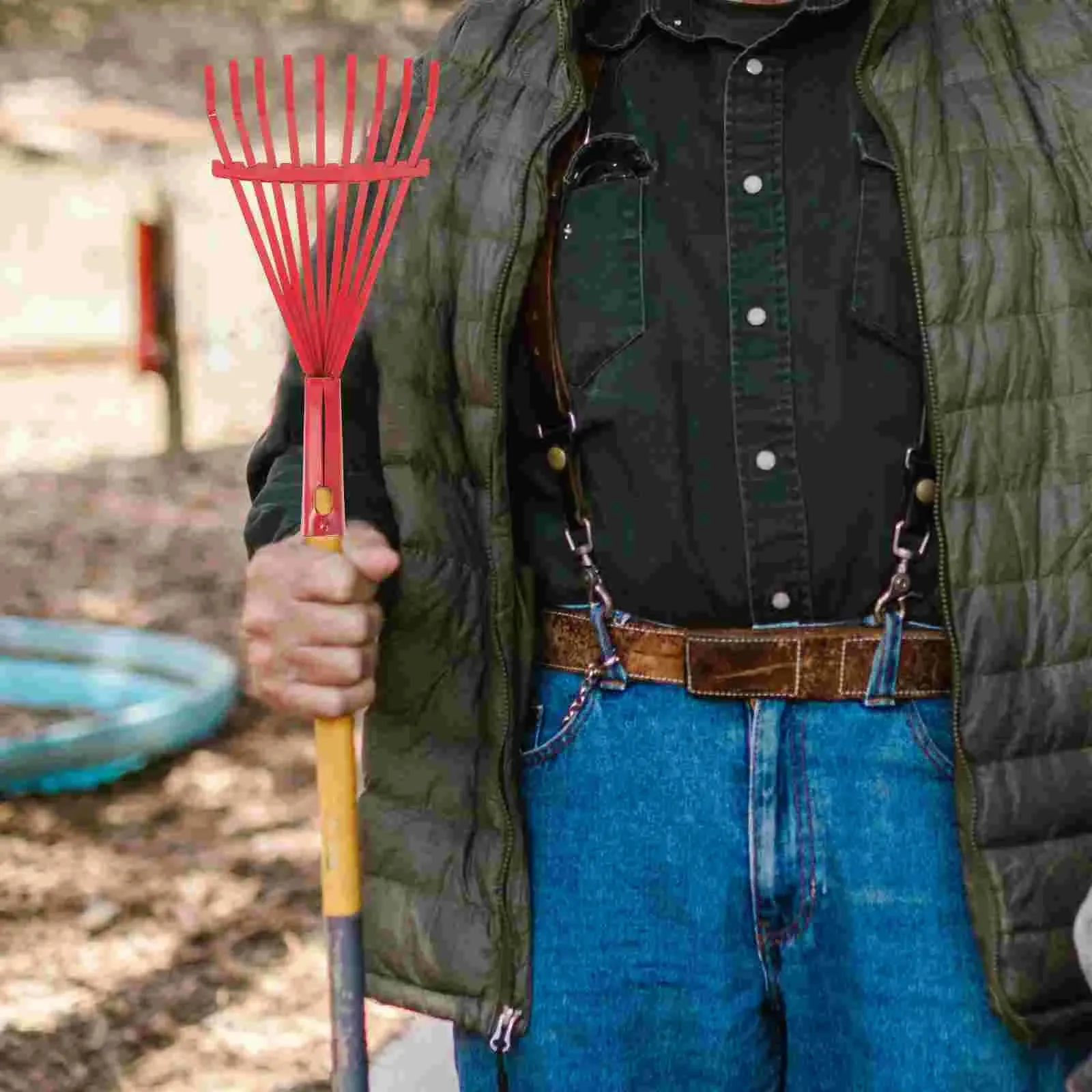 Cleaning Tool Gardening Supplies Hand Cultivator Farm Tools Rake Steel Without Handle Rakes Leaves Soil Loosening