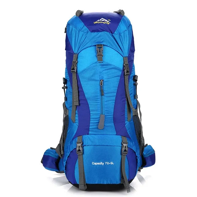 Climbing 75L Waterproof Localized shipping Reliable performance Backpack Hiking