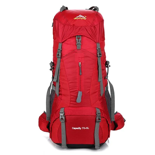 Climbing 75L Waterproof Localized shipping Reliable performance Backpack Hiking