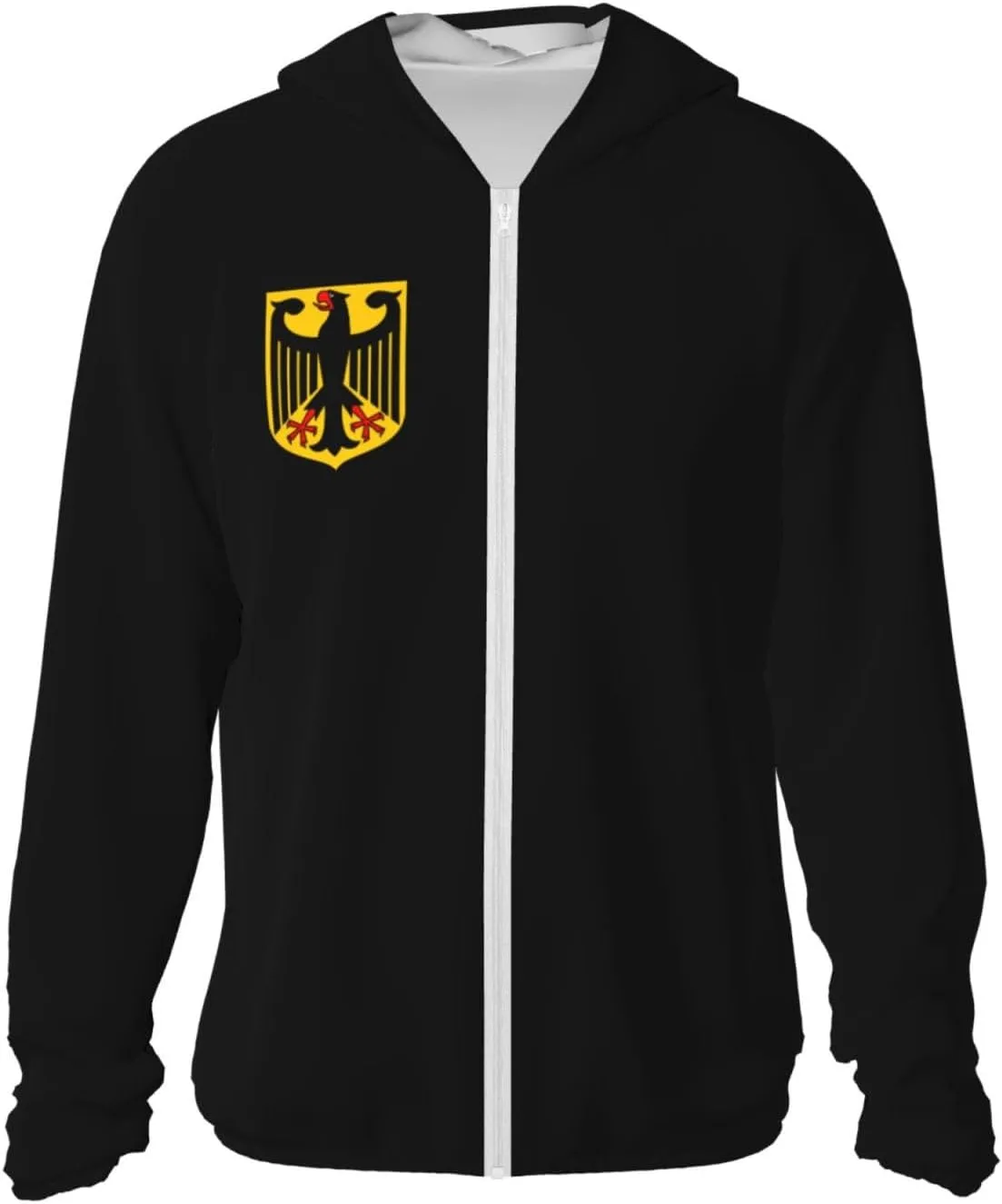 Coat Of Arms Of Germany Adult Sun Shirts Long Sleeve Uv Sun Protection Hoodie Fishing Hoodies For Mens Womens