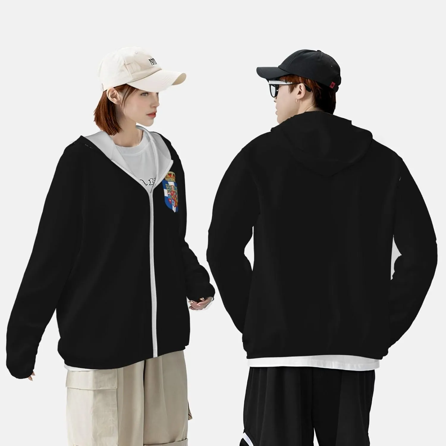 Coat Of Arms Of Greece Adult Sun Shirts Long Sleeve Uv Sun Protection Hoodie Fishing Hooded Sweatshirt For Men Women