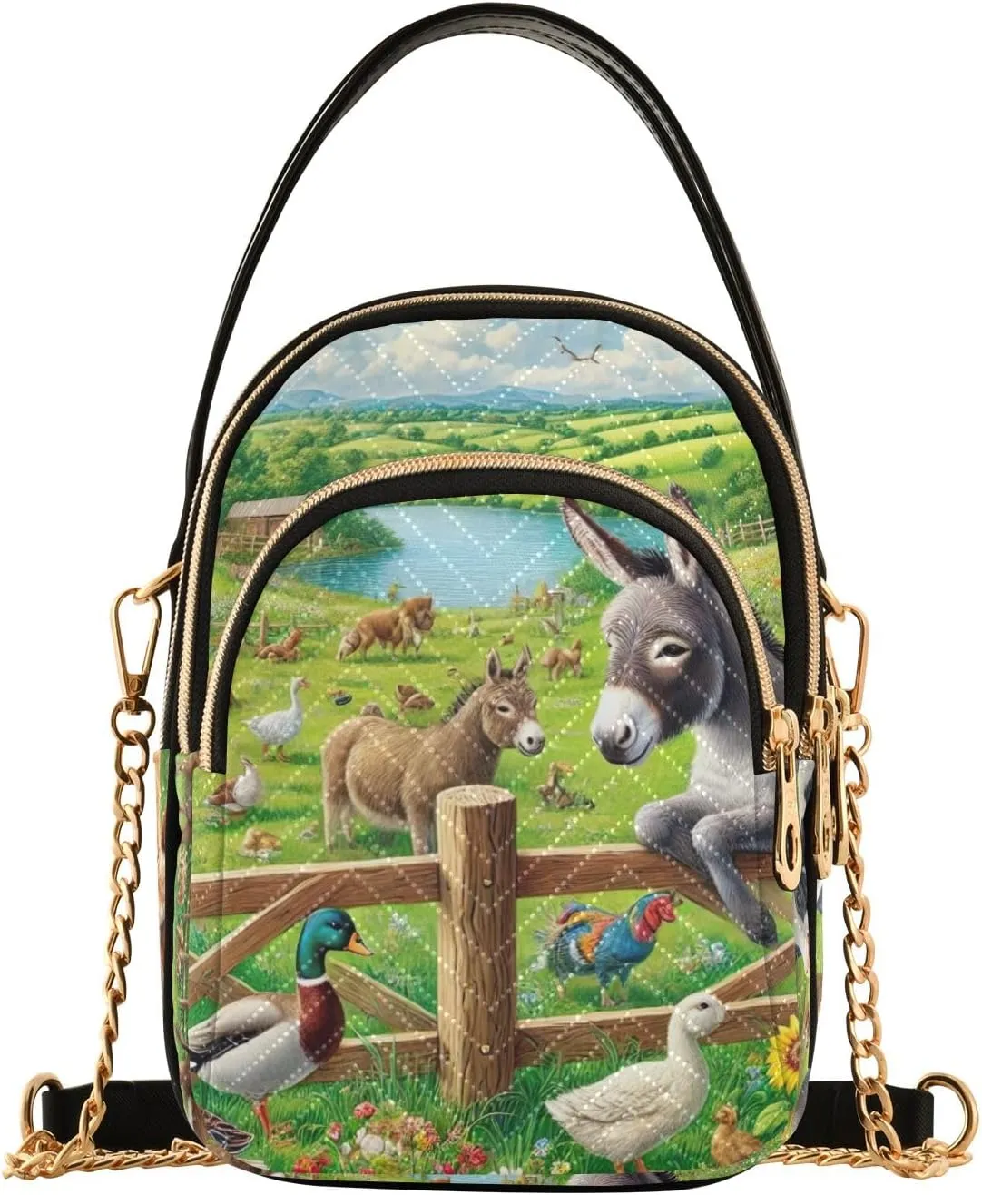 Colorful Small Shoulder Bags for Women Crossbody Chain Crossbody Bag