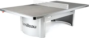 Cornilleau - Outdoor 510 Fixed Campus Ping-Pong Table for Communities and Schools (Camping, Parks, etc) - Competition Bounce (Blue or Grey 7mm) - FFTT Leisure and School Approval (Grey)