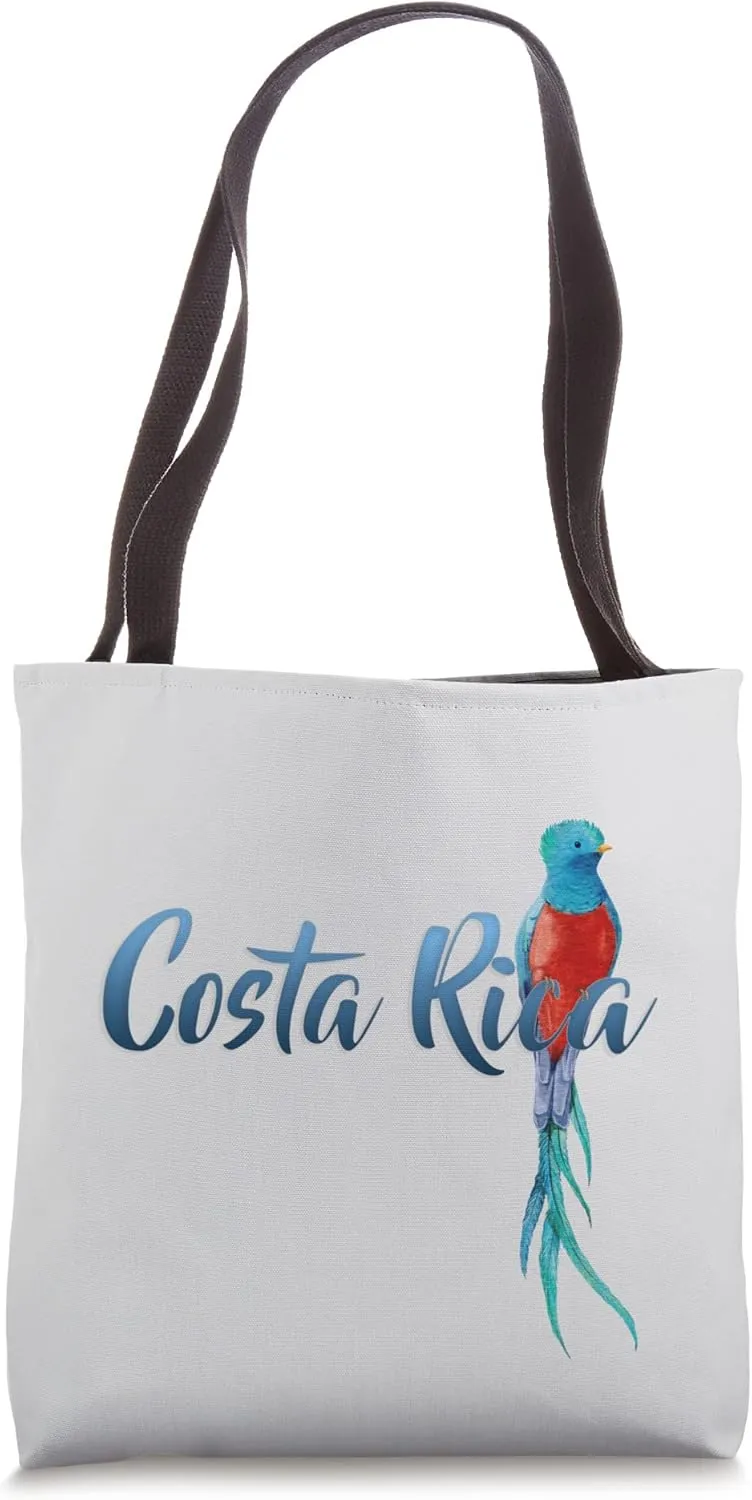 Costa Rica Quetzal Ornithologist Eco-Tourist Rainforest Bird Tote Bag