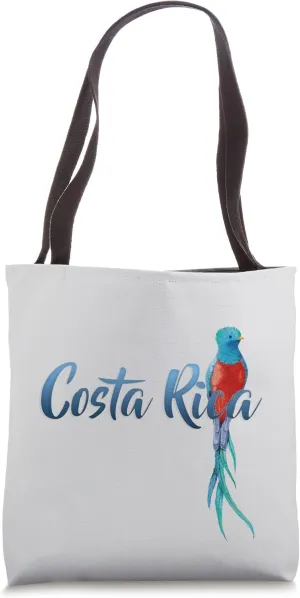 Costa Rica Quetzal Ornithologist Eco-Tourist Rainforest Bird Tote Bag