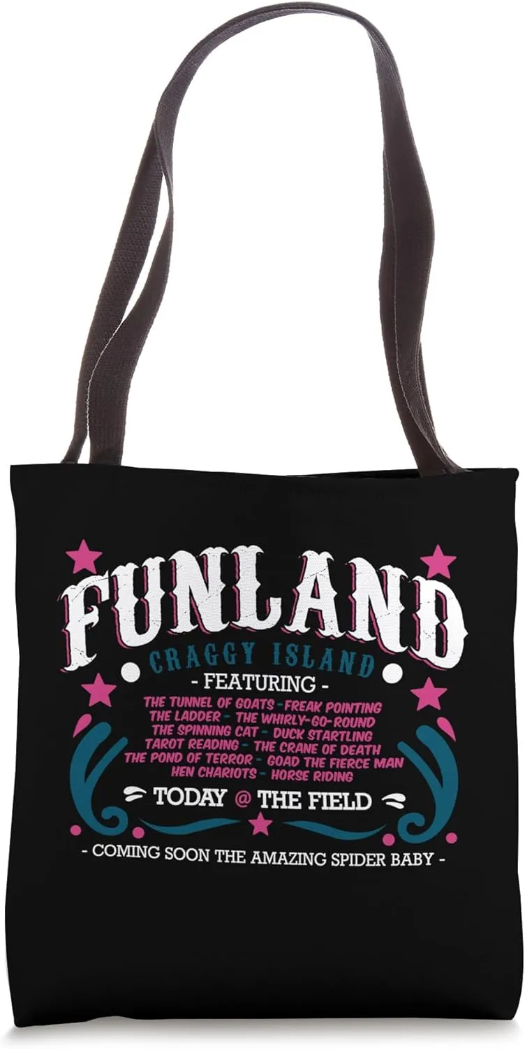 Craggy Island Funland Theme Park Tote Bag