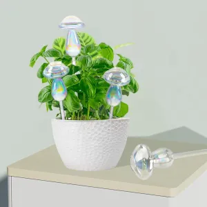 CrazyHome 4PCs Mushroom Self Watering Spikes | Automatic Watering System for Potted Plants