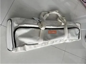 Croquet Bag for Storage & Travel - Heavy-Duty, Large Capacity Organizer for Croquet Sets, Mallets, Balls, Accessories，White(Bag Only)
