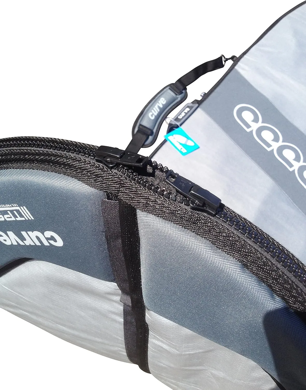 Curve Surfboard Bag Travel FISH Single with 20mm Foam 5'6, 5'9, 6'0, 6'3, 6'6, 6'10, 73