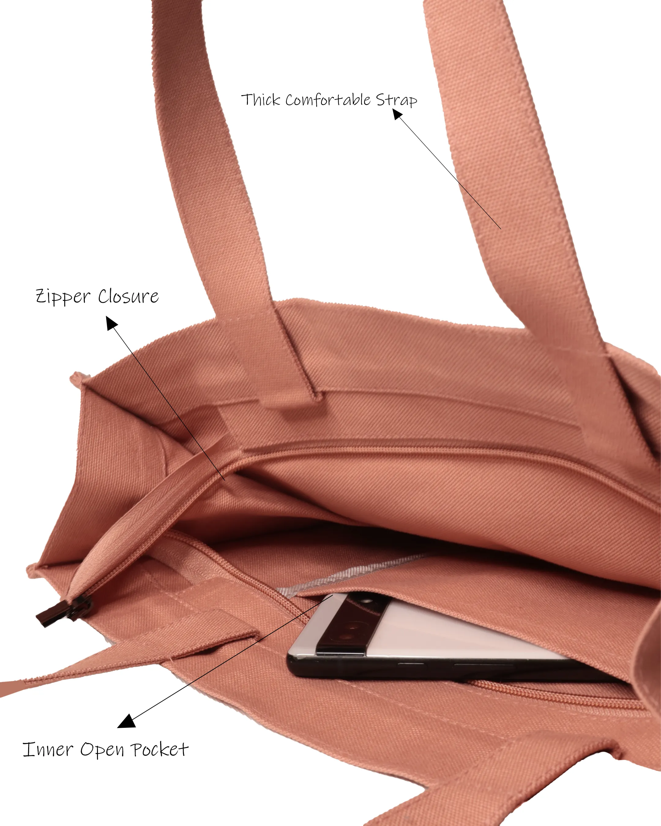 Customized City Totes Bag - Pink