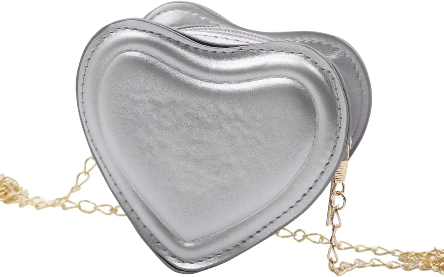 Cute Heart Shape Shoulder Bag Crossbody Handbags Coin Change Purse for Little Girls Toddlers