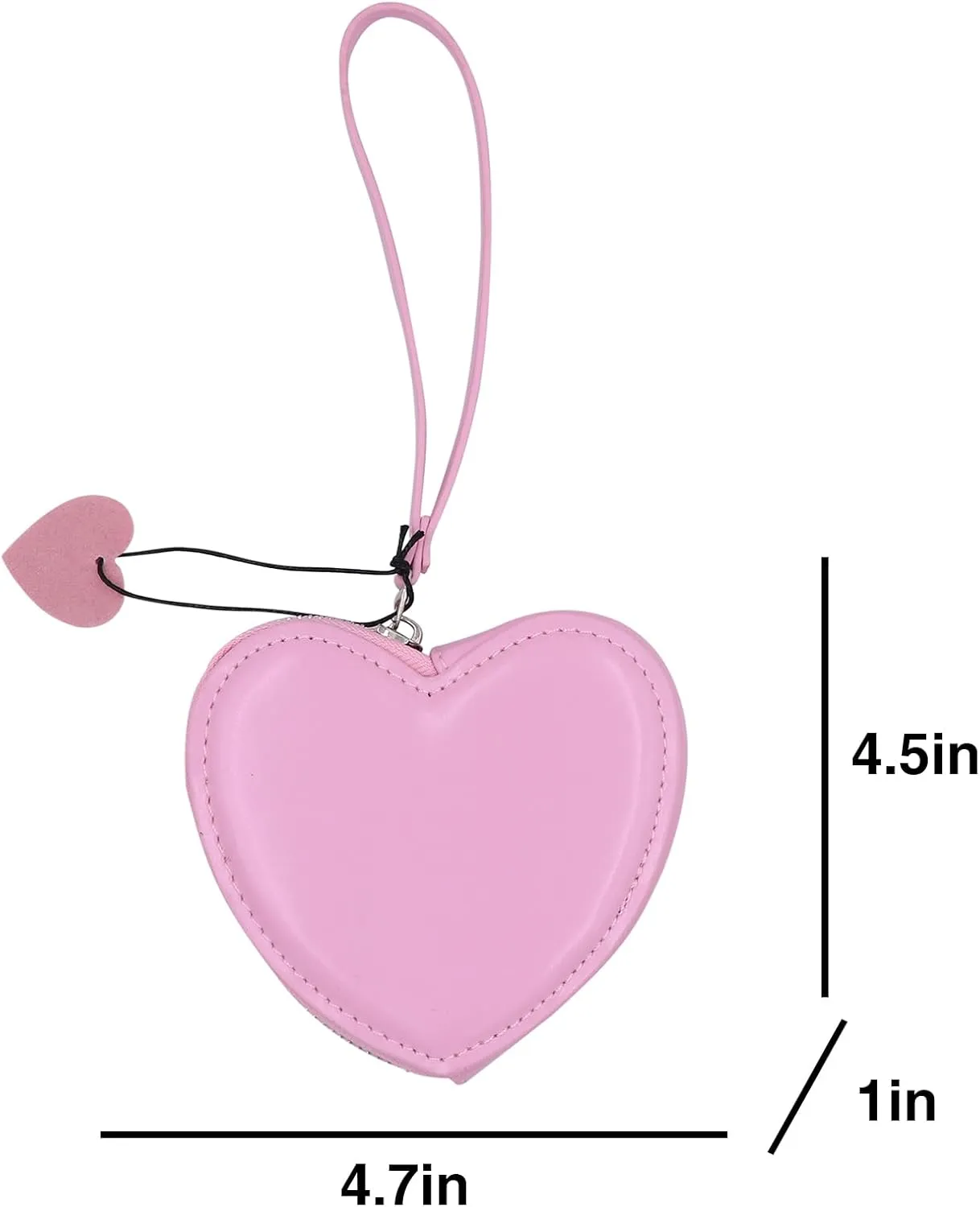 Cute Heart Shape Shoulder Bag Crossbody Handbags Coin Change Purse for Little Girls Toddlers