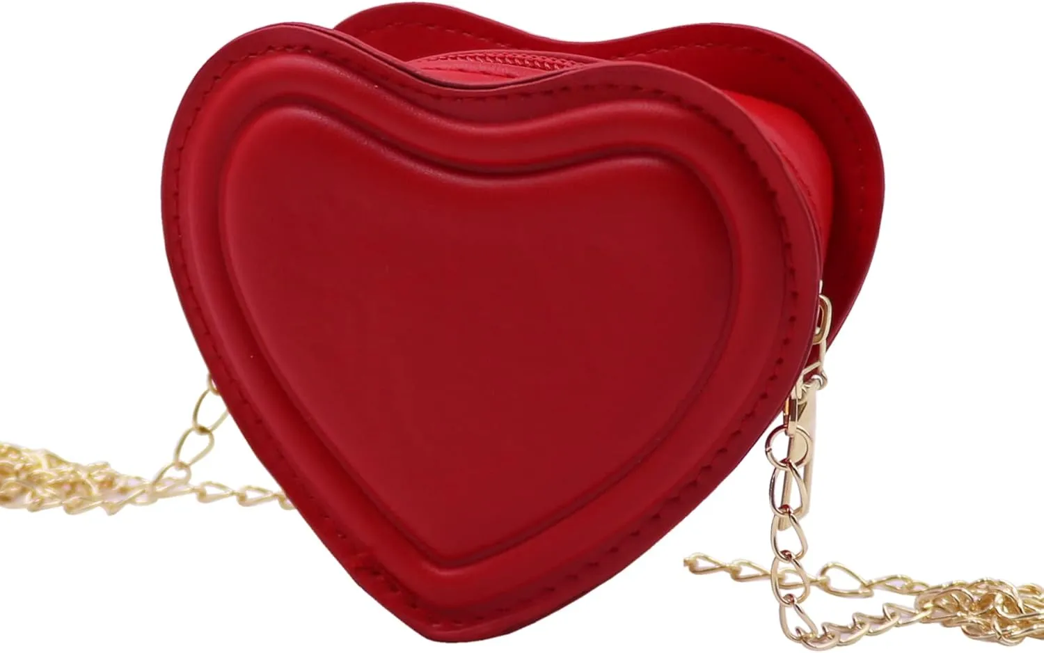 Cute Heart Shape Shoulder Bag Crossbody Handbags Coin Change Purse for Little Girls Toddlers