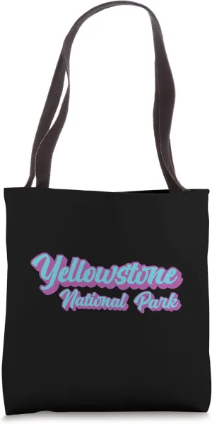 Cute Matching Yellowstone National Park Family Travel Design Tote Bag