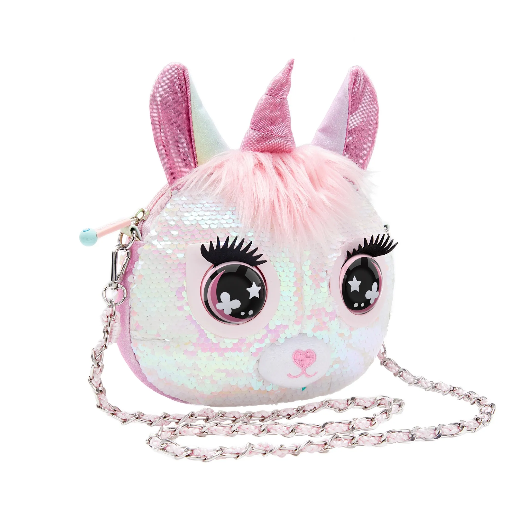 Cute Sparkly Bags for Girls Round Small Bag Unicorn Dreams | BeBling Bag