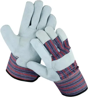 Daniel Smart All-Purpose Cowhide Leather Work Gloves Protective Hand Safety Gloves for Maximum Protection Durable & Comfort