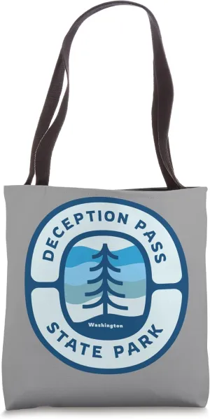Deception Pass State Park Washington WA Vacation Souvenir Tote Bag