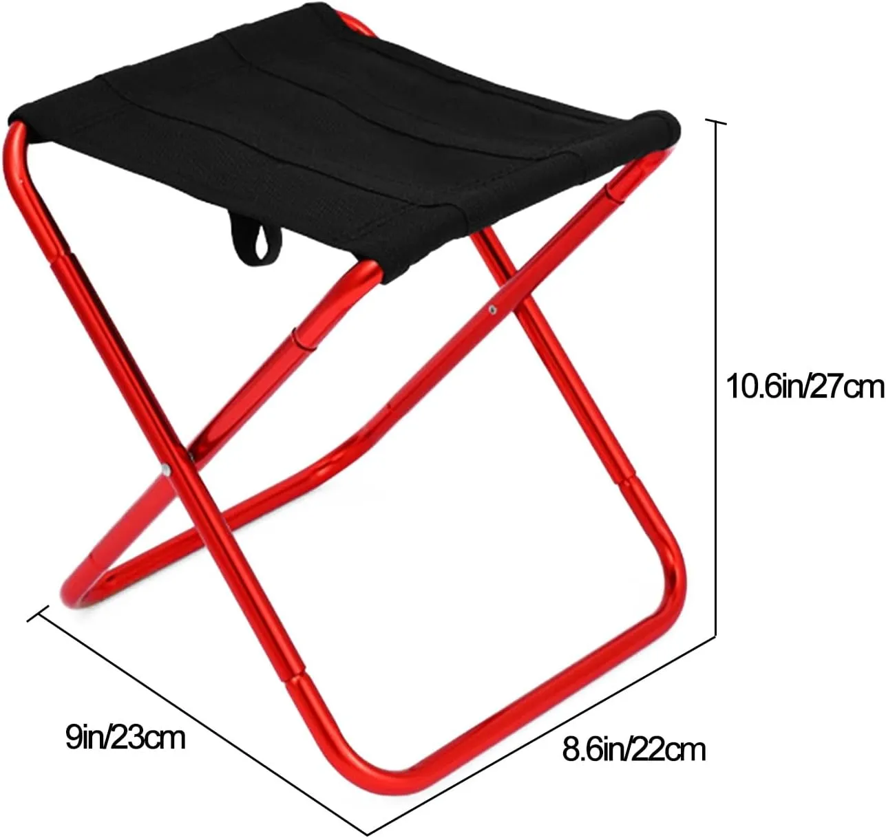 DELURA Ultralight Portable Folding Camping Stool for Outdoor Fishing Hiking Backpacking Travelling Little Stools (Color : A)