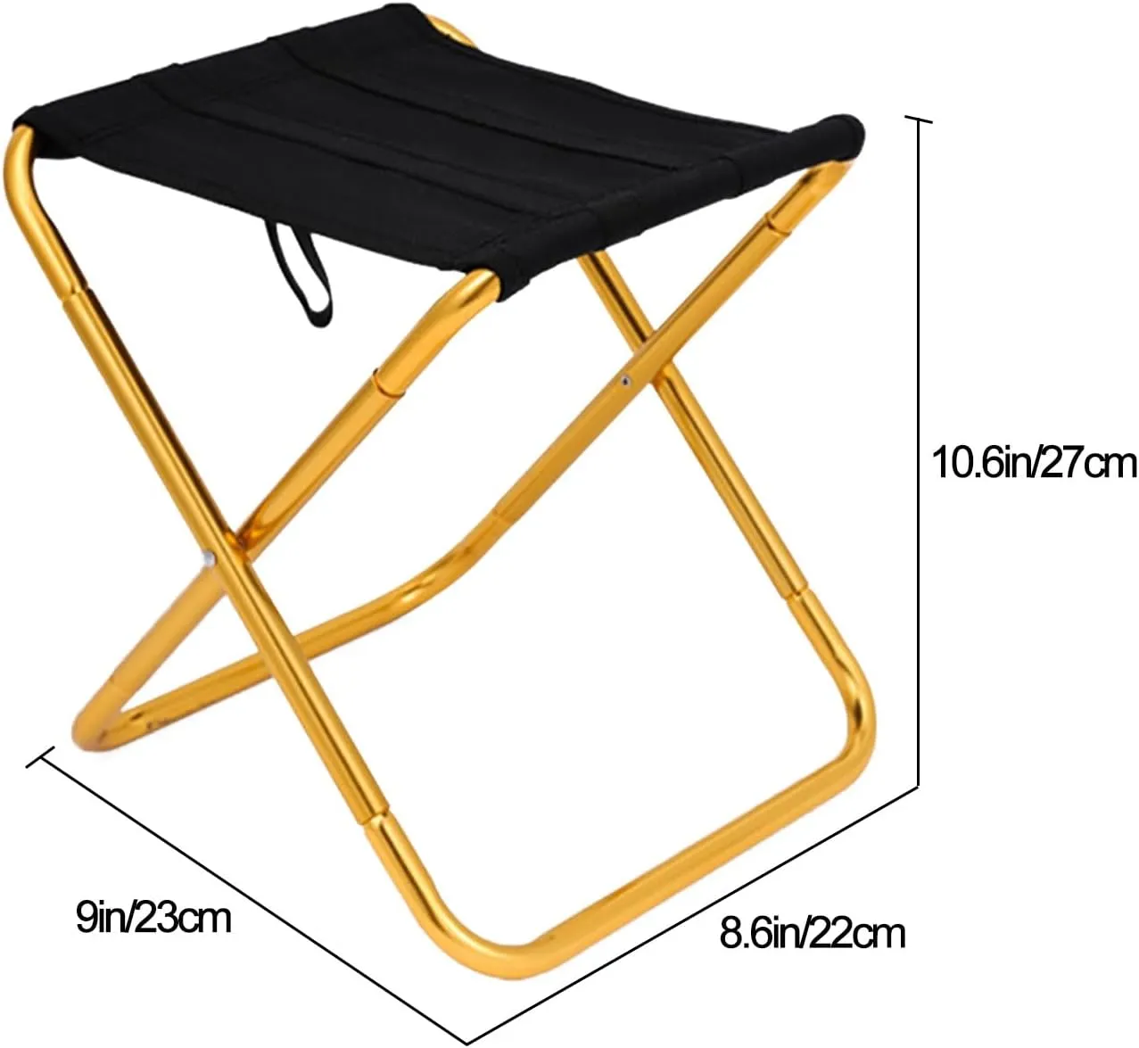 DELURA Ultralight Portable Folding Camping Stool for Outdoor Fishing Hiking Backpacking Travelling Little Stools (Color : C)