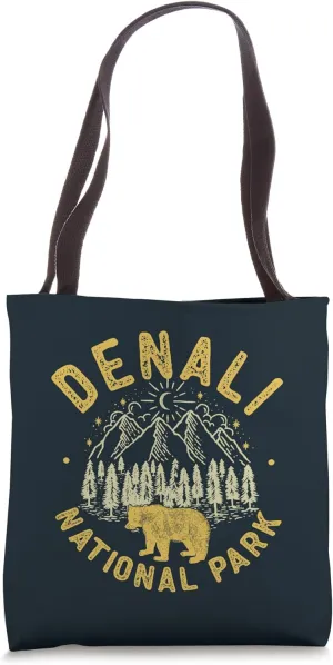 Denali National Park US Alaska Nature reserve Denali Bear Tote Bag