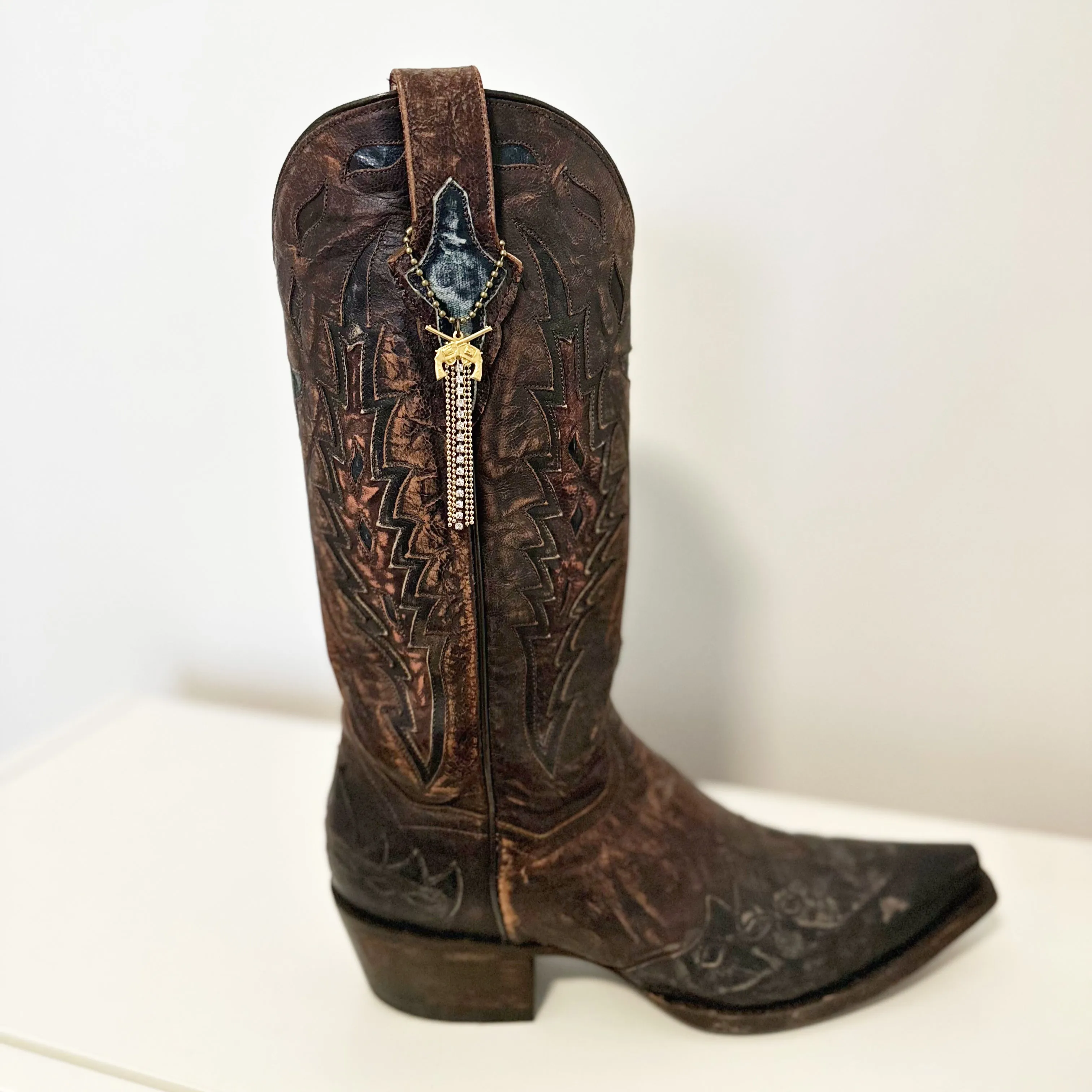 “Dolly” Cowboy Boot Charms (Gold)
