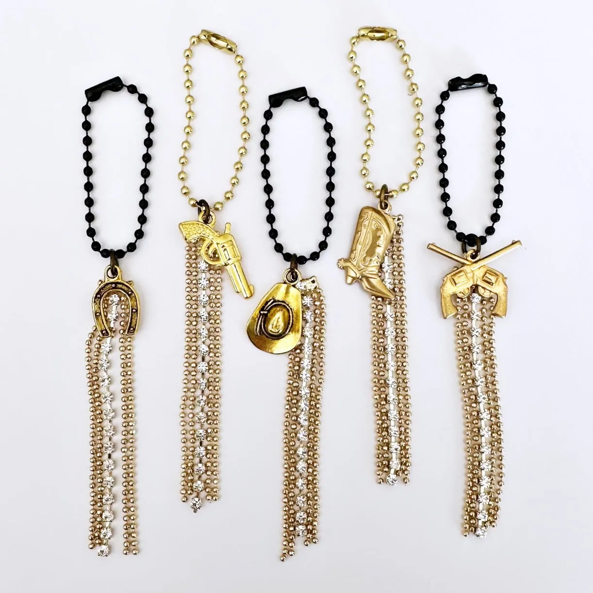 “Dolly” Cowboy Boot Charms (Gold)