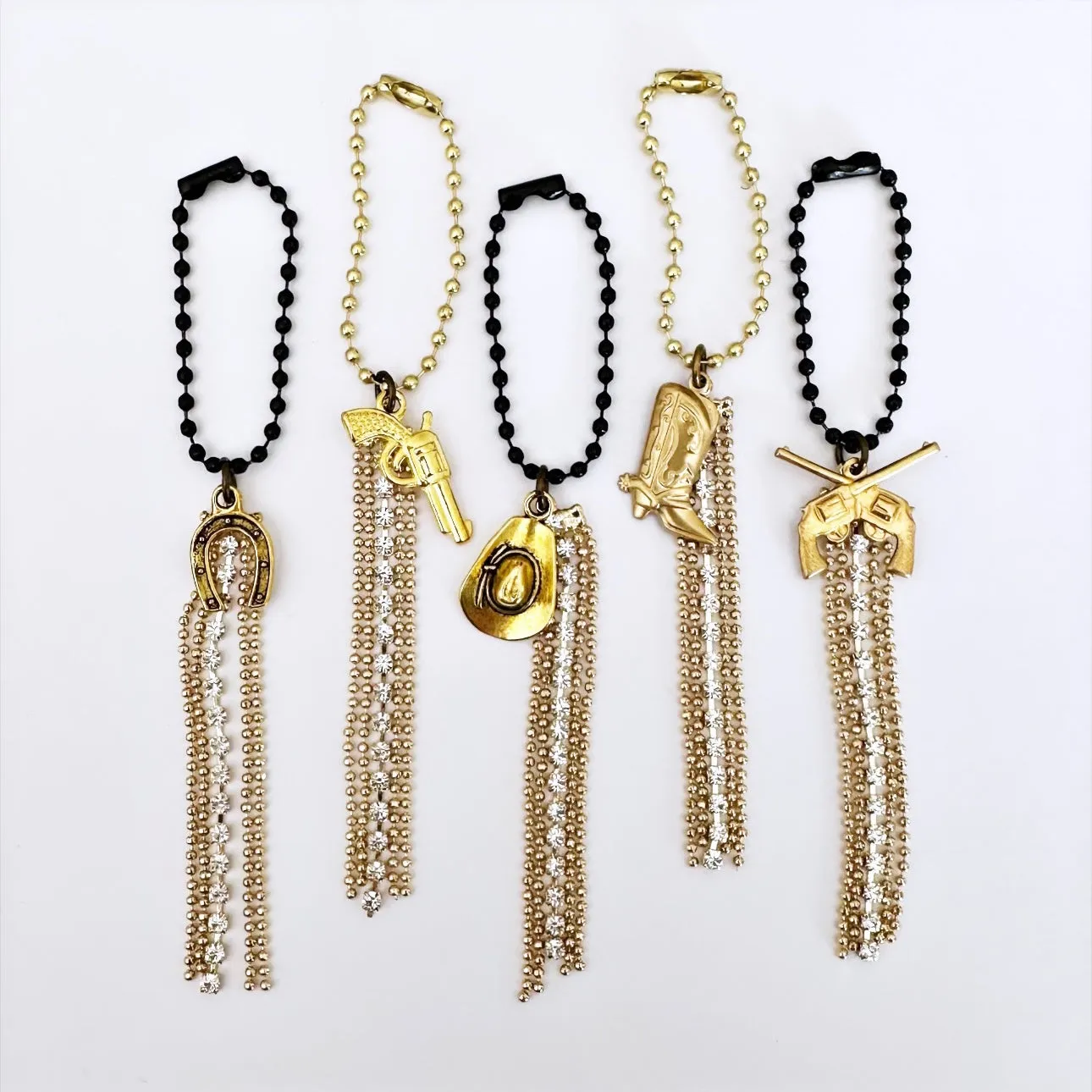 “Dolly” Cowboy Boot Charms (Gold)
