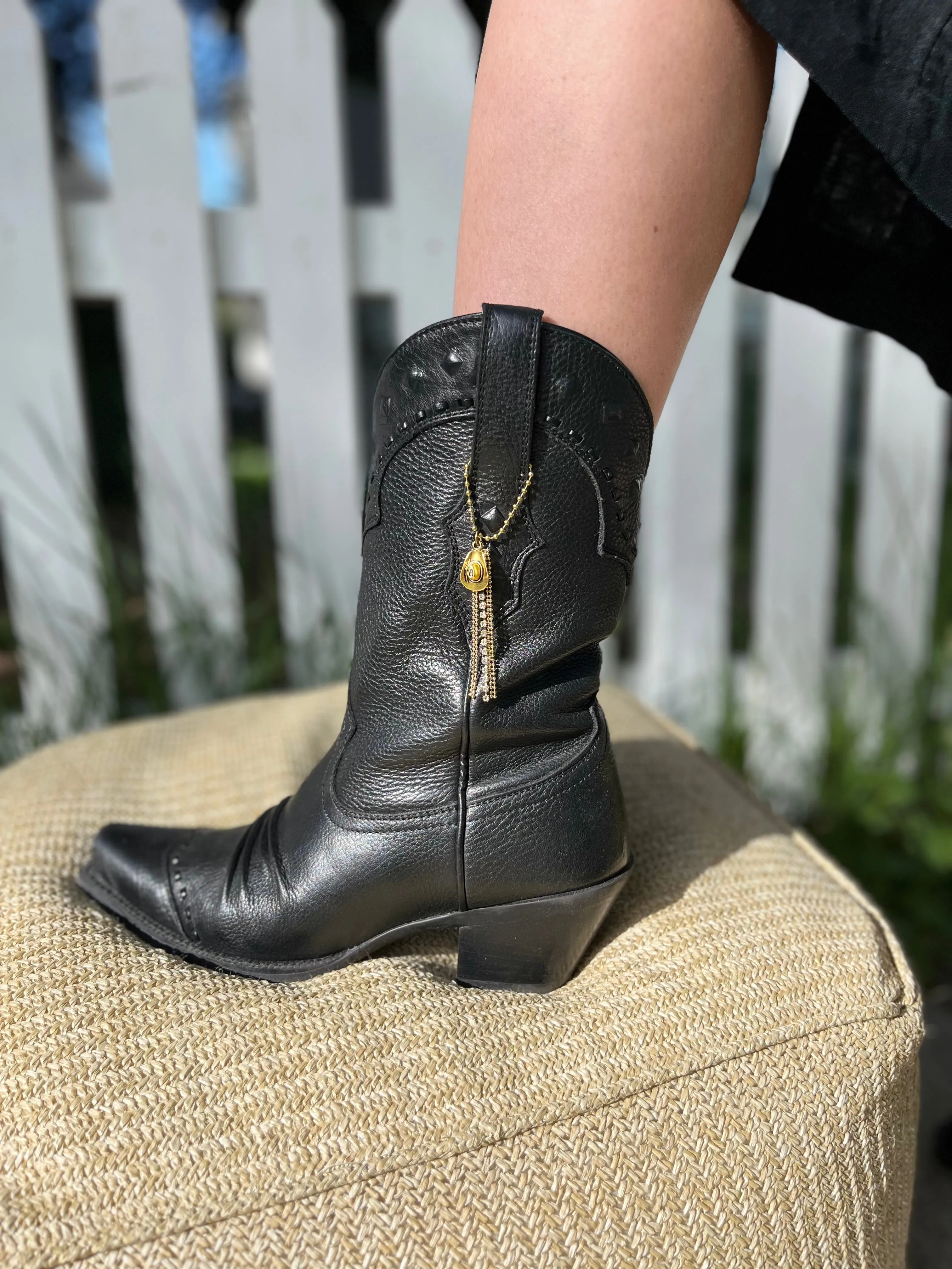 “Dolly” Cowboy Boot Charms (Gold)