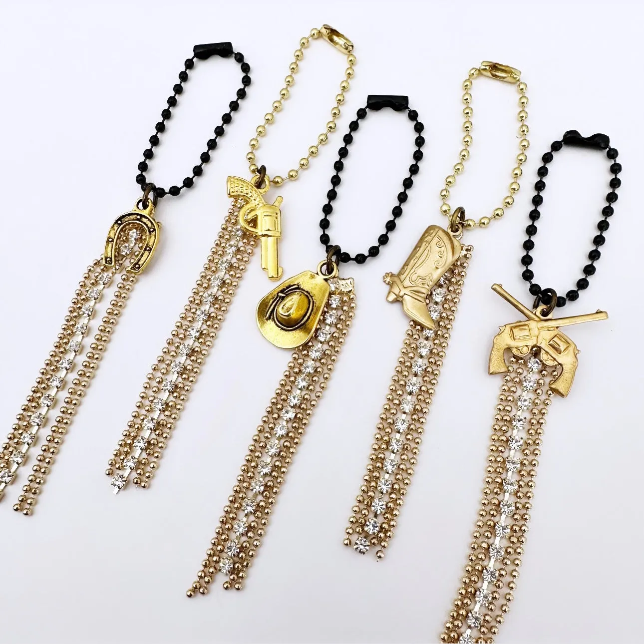 “Dolly” Cowboy Boot Charms (Gold)