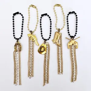 “Dolly” Cowboy Boot Charms (Gold)