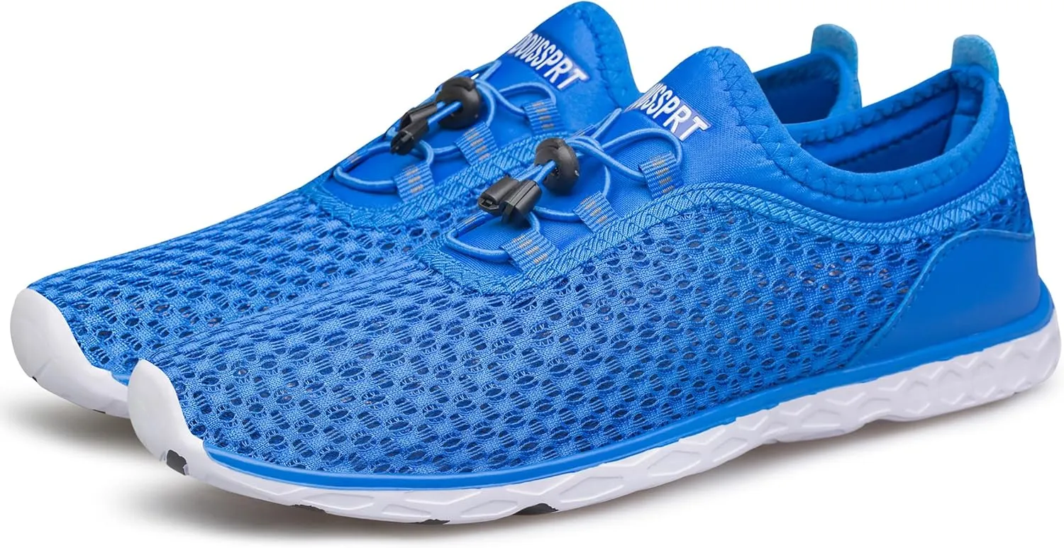 DOUSSPRT Men's Water Shoes Quick Drying Sports Aqua Shoes