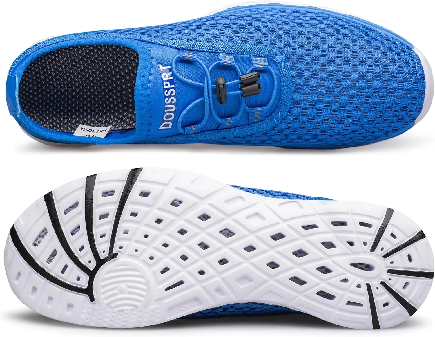 DOUSSPRT Men's Water Shoes Quick Drying Sports Aqua Shoes