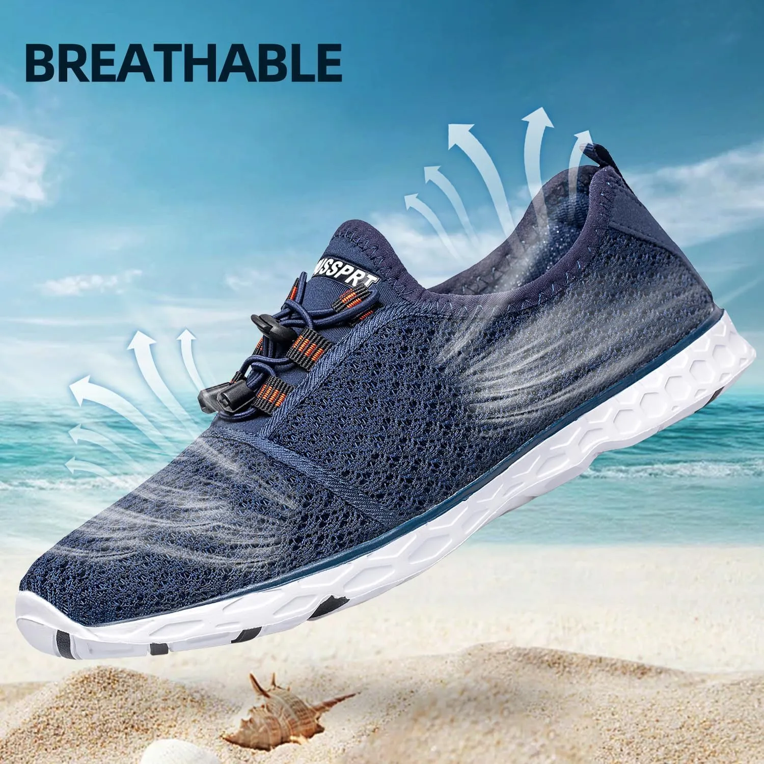 DOUSSPRT Women's Water Shoes Quick Drying Sports Aqua Shoes