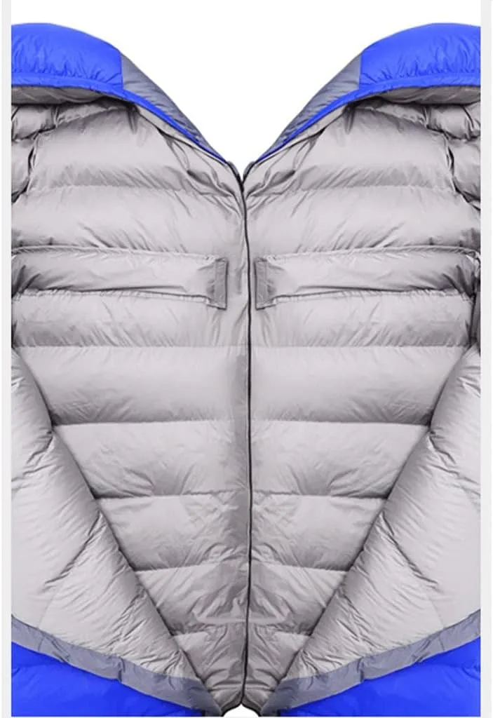 Down Sleeping Bag Spring, Autumn and Winter Outdoor Camping Adults Indoor Thickening Warm White Duck Down