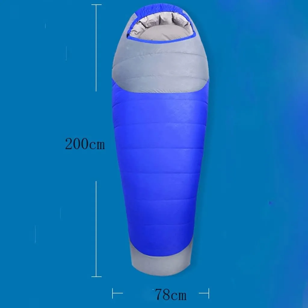 Down Sleeping Bag Spring, Autumn and Winter Outdoor Camping Adults Indoor Thickening Warm White Duck Down