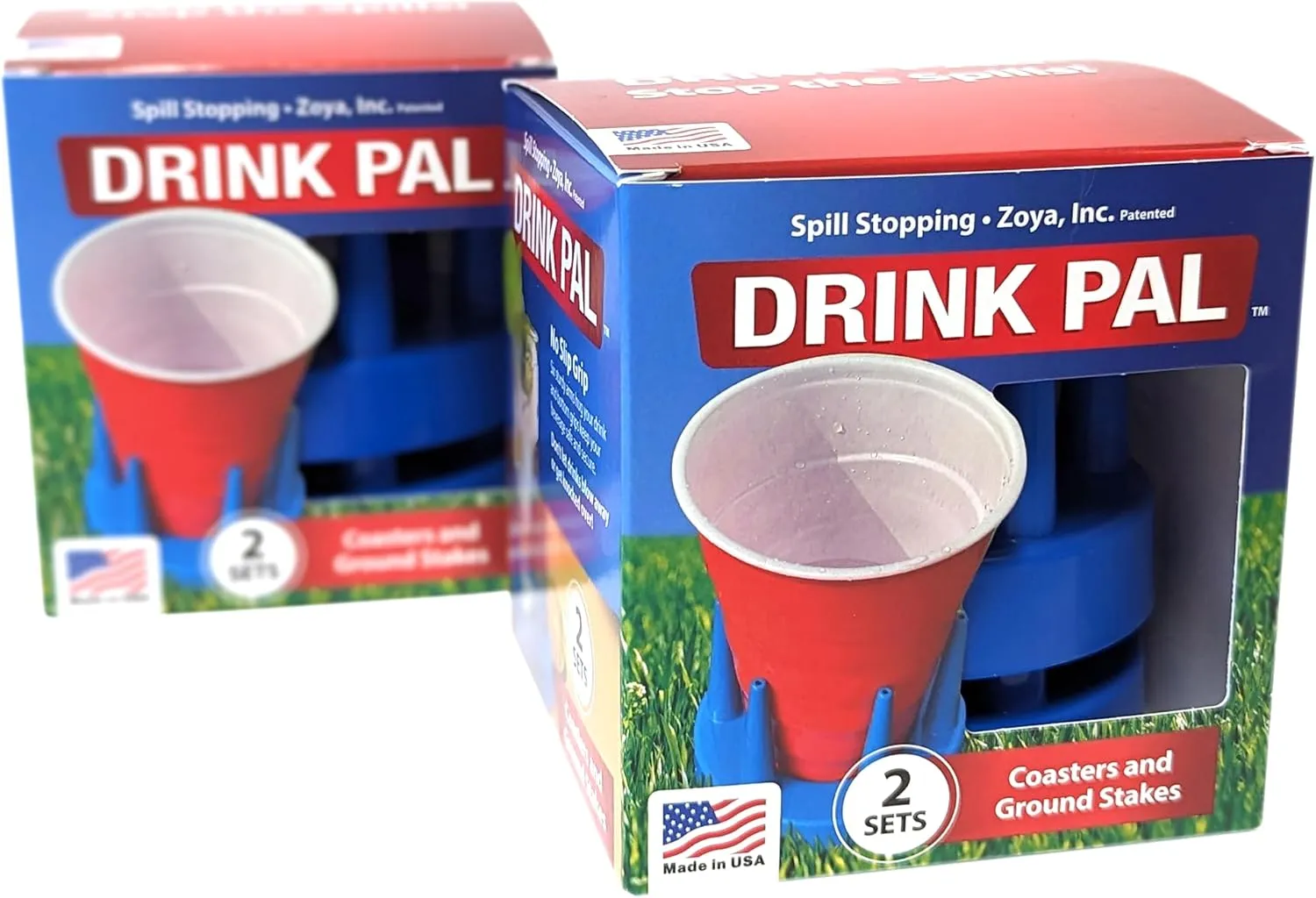 Drink Pal Indoor/Outdoor Coaster (4 coasters/stakes included)