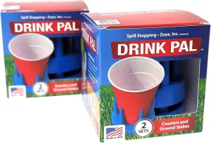 Drink Pal Indoor/Outdoor Coaster (4 coasters/stakes included)