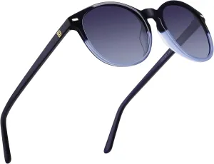 DUCO Polarized Sunglasses for Women Retro Round Women's Sunglasses Classic Vintage UV400 Shades DC1230