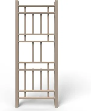 Dura-Trel Wellington 28 by 75 Inch Indoor Outdoor Garden Trellis Plant Support for Vines and Climbing Plants, Flowers, and Vegetables, with Ground Anchors, Mocha
