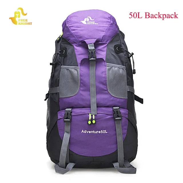 Early access Camping Rain 50L - Backpack 60L Hiking Bag High-security Backpack Free Cover Knight Mountaineering
