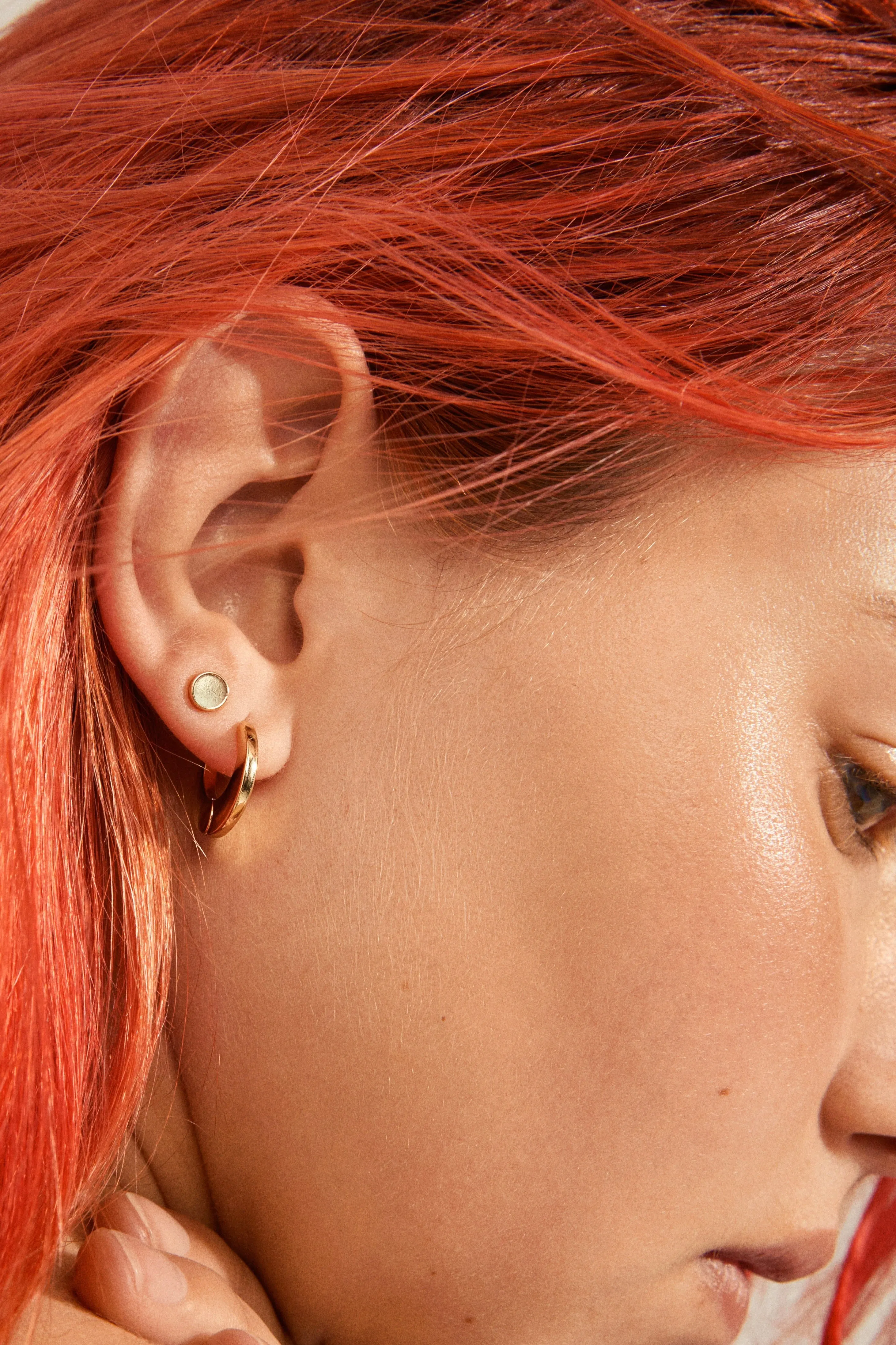 Eilish Gold EOL Hoop   Stud Set Earrings