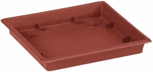 Emsa 504184 TERRA GRANDE planter tray, 29 x 29 cm, anthracite