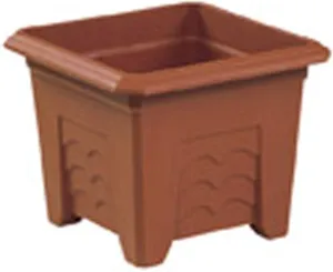 Emsa 985401400 Terra Grande Planter, 40 x 40 x 32 cm, Terracotta