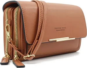 Esimileeya Compact Small Crossbody Bags for Women Trendy Clutch Handbag Purses for Women Lady Cell Phone Wallet Shoulder Bag