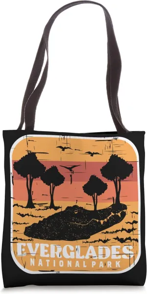 Everglades Alligator National Park Wetlands Florida Tote Bag