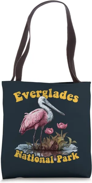 Everglades Florida National Park Wetlands Roseate Spoonbill Tote Bag