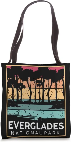 Everglades National Park Alligator Wetlands Hiking Tote Bag