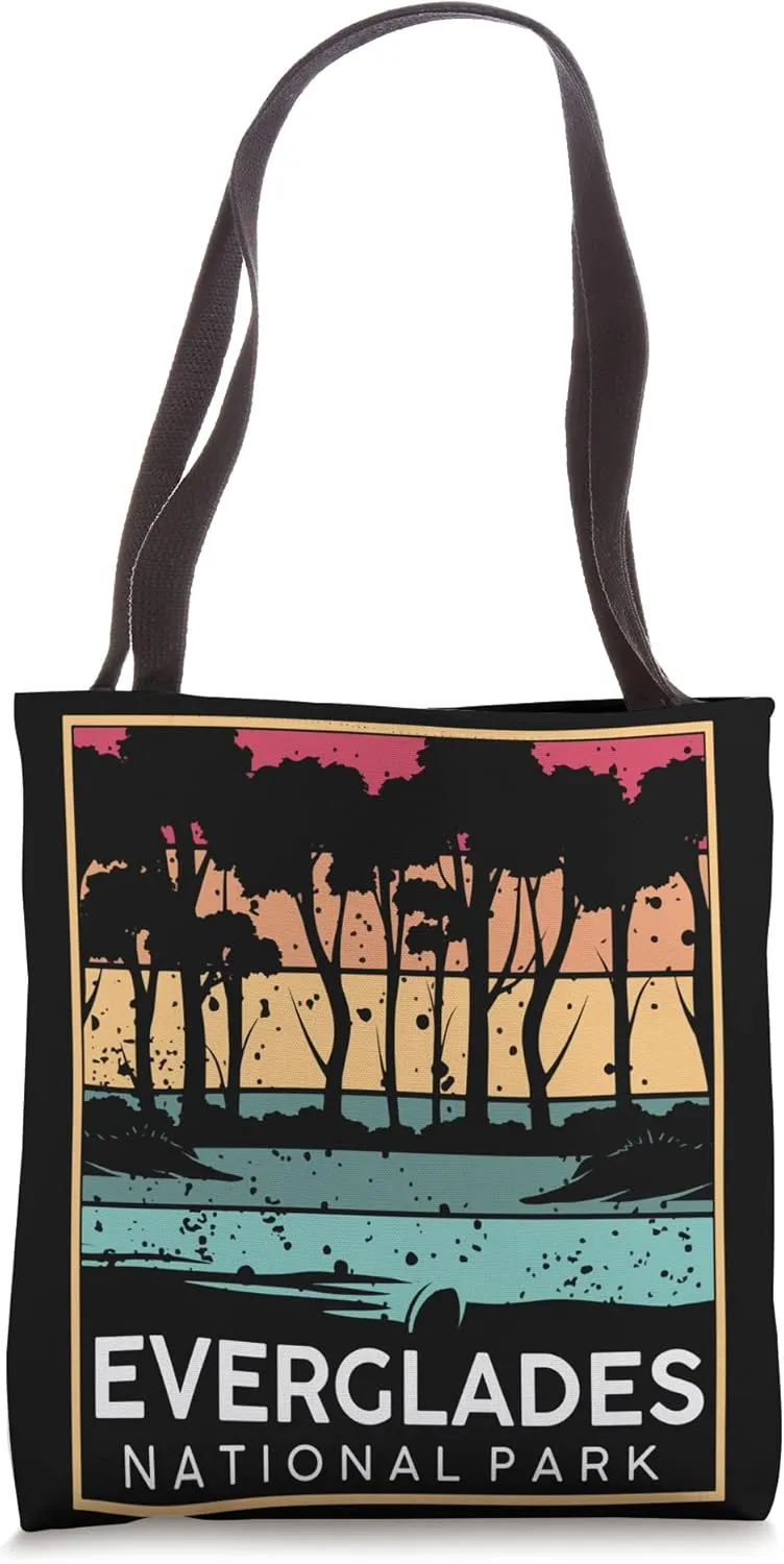 Everglades National Park Alligator Wetlands Hiking Tote Bag