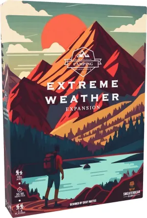 Extreme Weather Expansion | Designed to be Added to Bear Mountain Camping Adventure Base Game | Easy to Learn | Ages 10  | for 1-4 Players | Perfect for Outdoor Enthusiasts