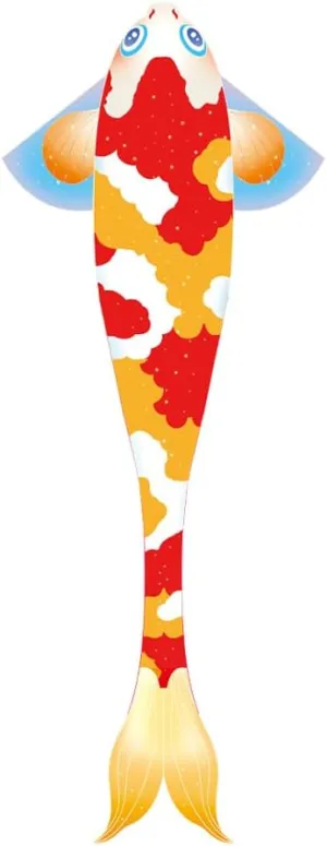 Fantasy Koi Kite Adults Children Beginner Easy to Fly Breeze Outdoor Activities Games Beach Park Fish Tail Kites